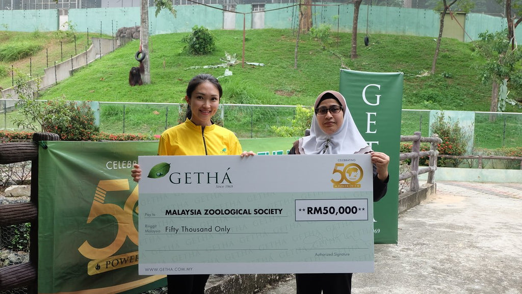 GETHA CELEBRATES 50th ANNIVERSARY WITH ORANGUTANS OF ZOO NEGARA