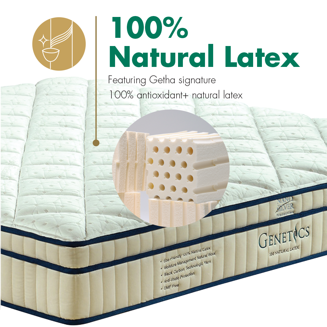 Genetics 100 Latex Mattress – Getha Singapore Online Store