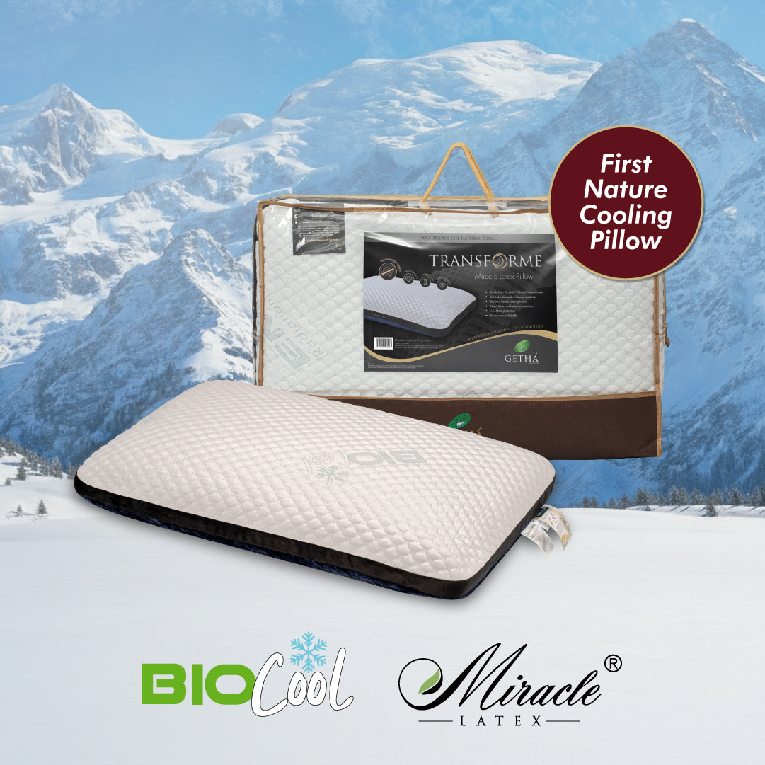 (Hot Selling) Getha Transforme Miracle Latex Pillow (NEW)