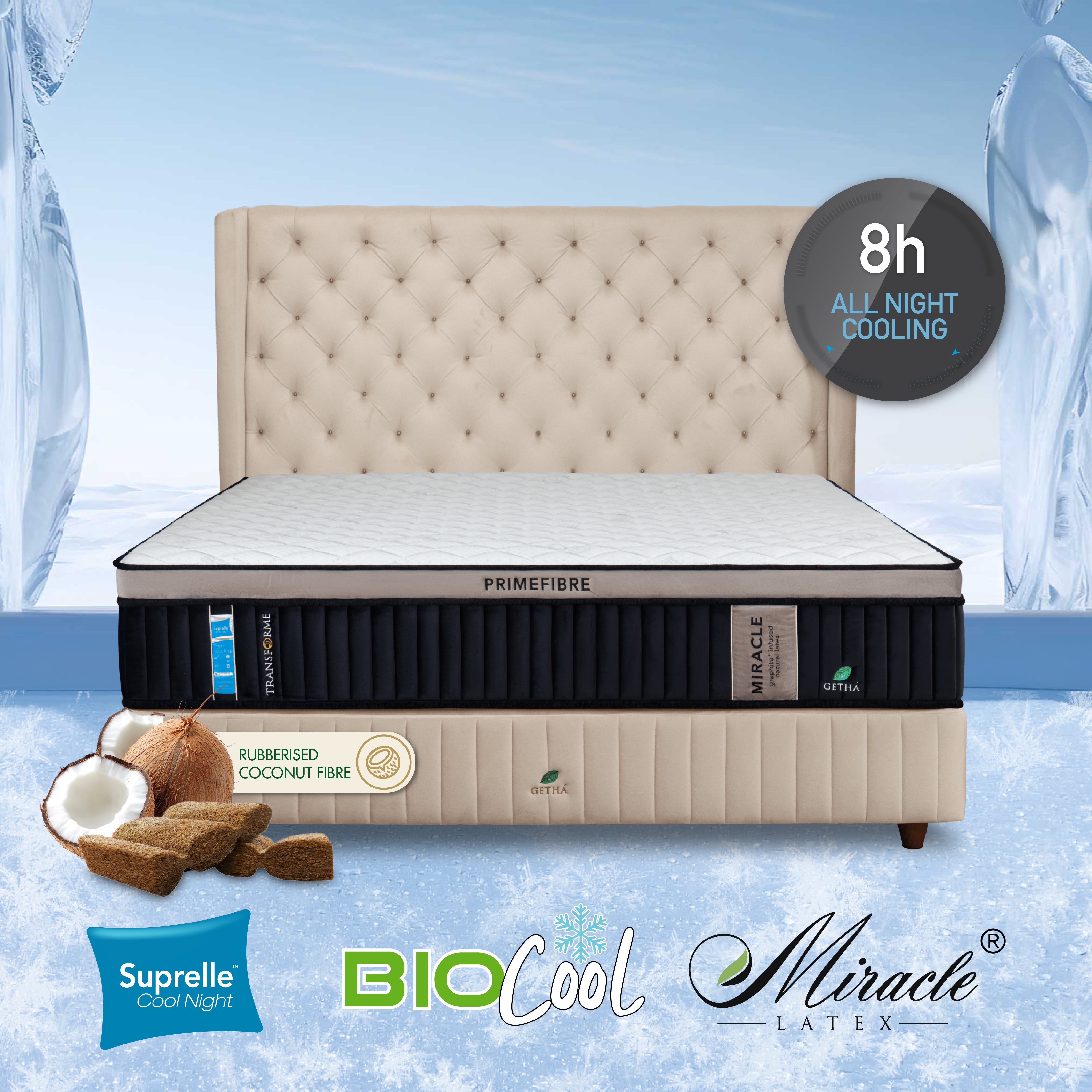 (PRE-ORDER) Getha Transforme Miracle Primefibre Mattress (NEW)