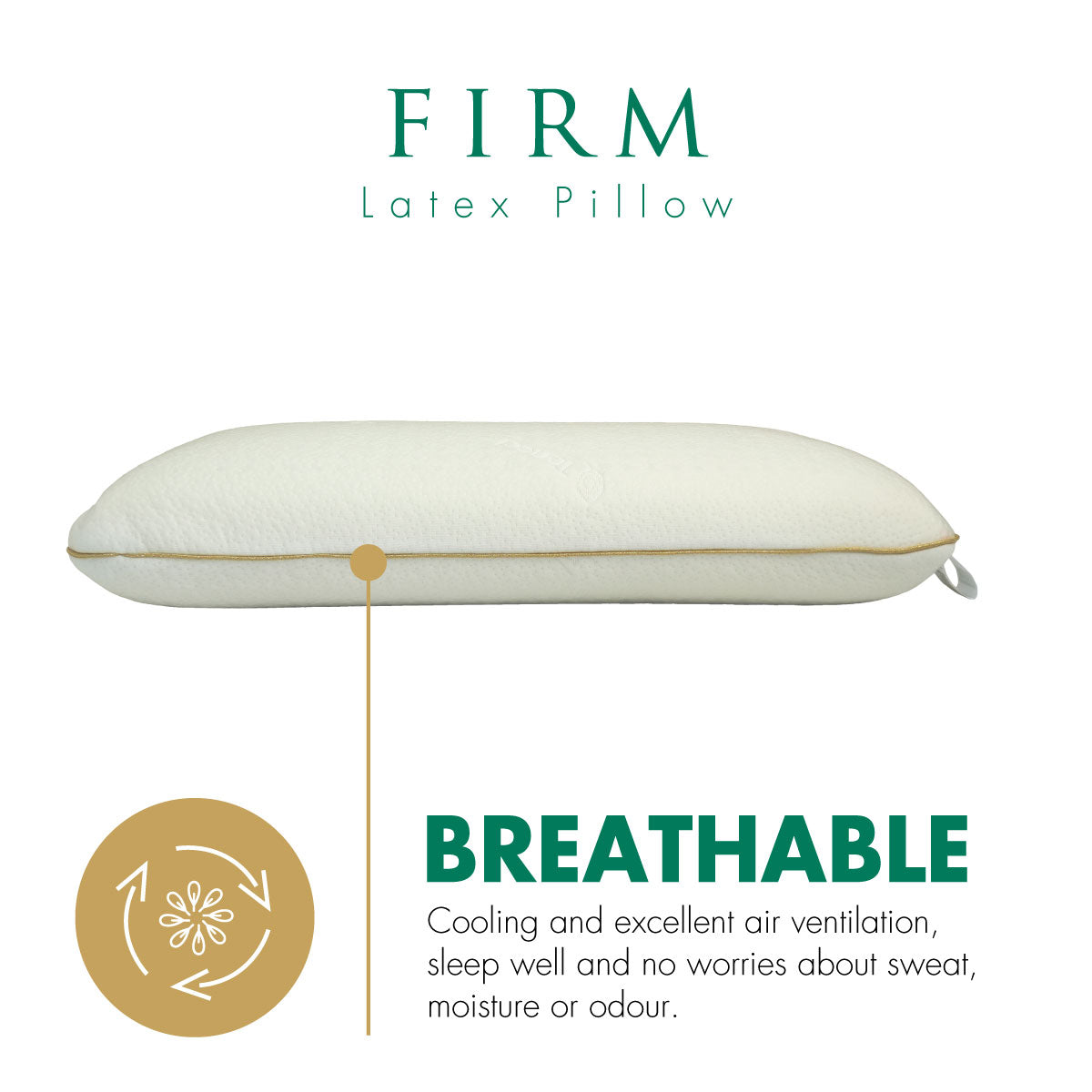 Breathable Latex Firm Pillow