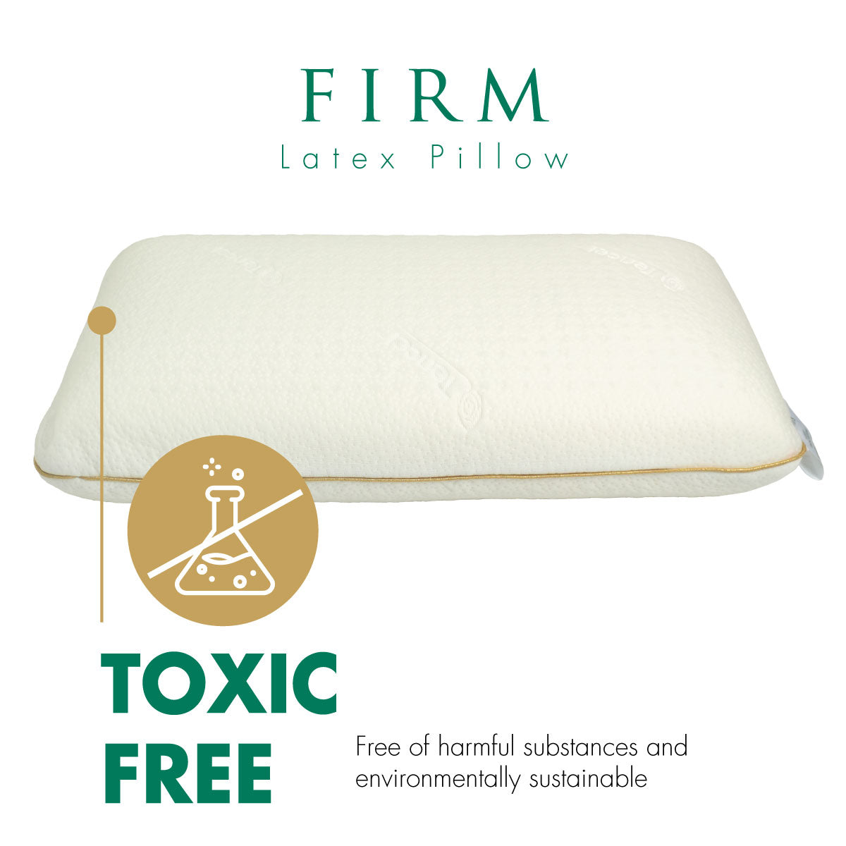 Getha Firm Latex Pillow Toxic Free