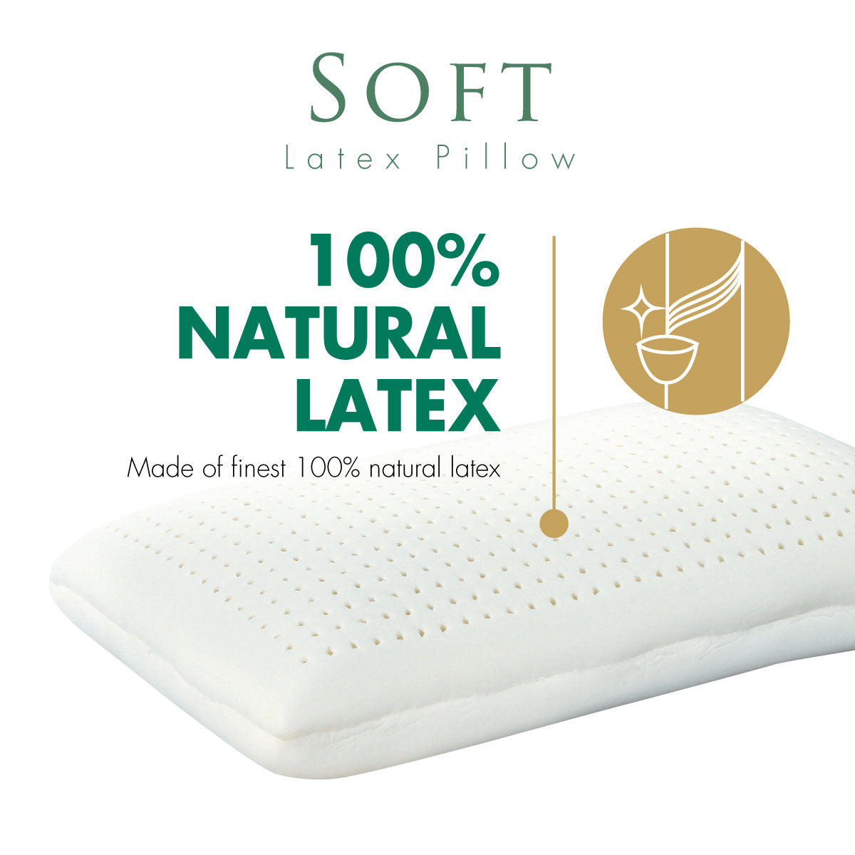 Getha Soft Latex Pillow with Tencel Fabric