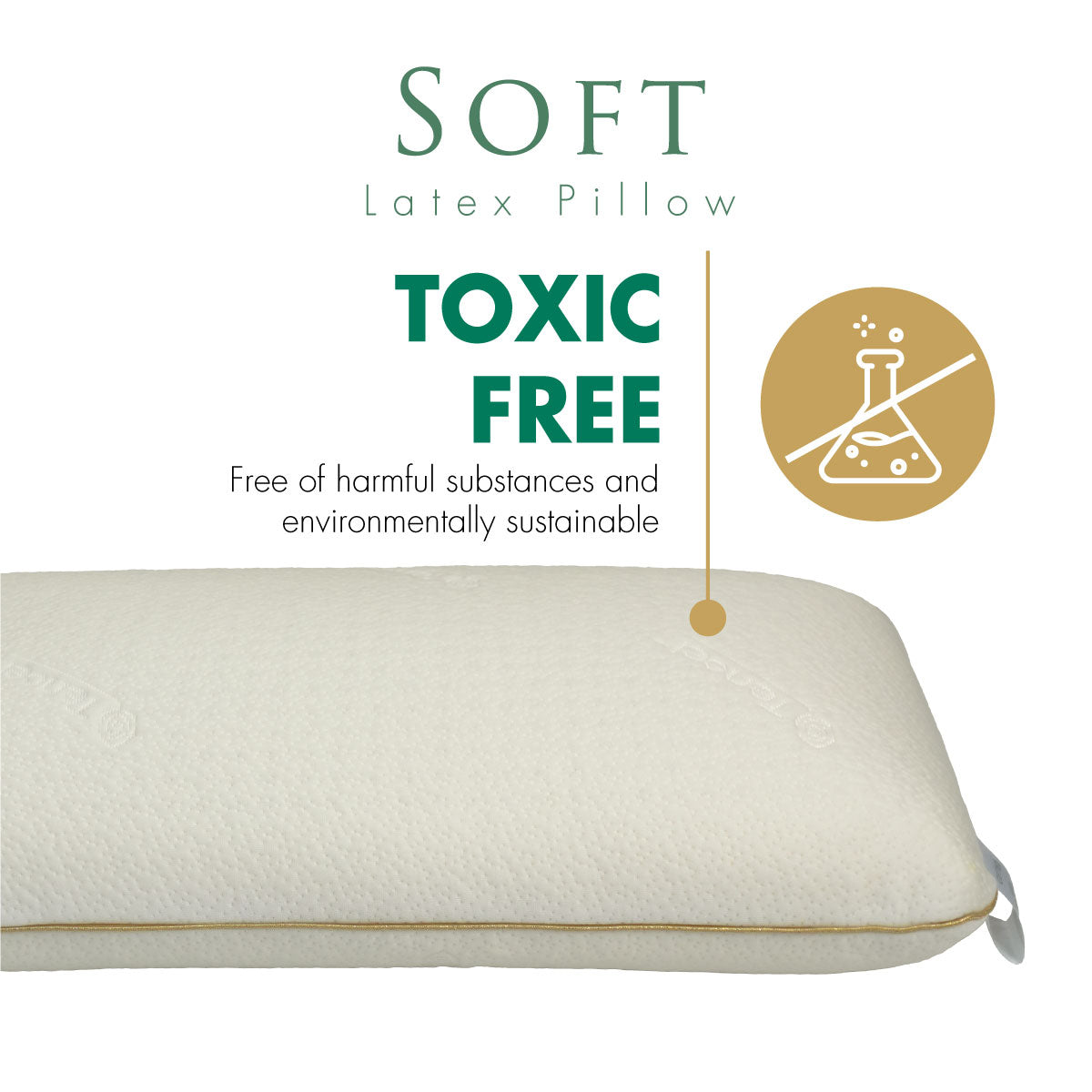 Getha Soft Latex Pillow with Tencel Fabric