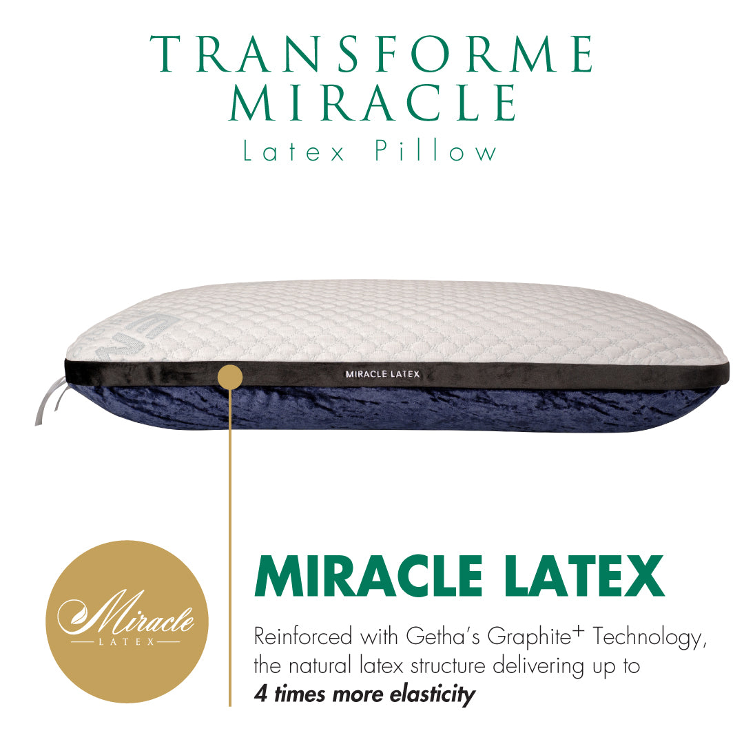 (PRE-ORDER) Getha Transforme Miracle Latex Pillow (NEW)
