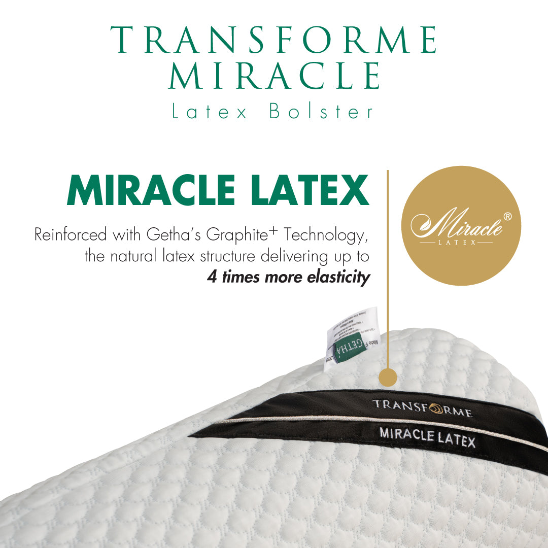 (Limited Unit) Getha Transforme Miracle Latex Bolster (NEW)