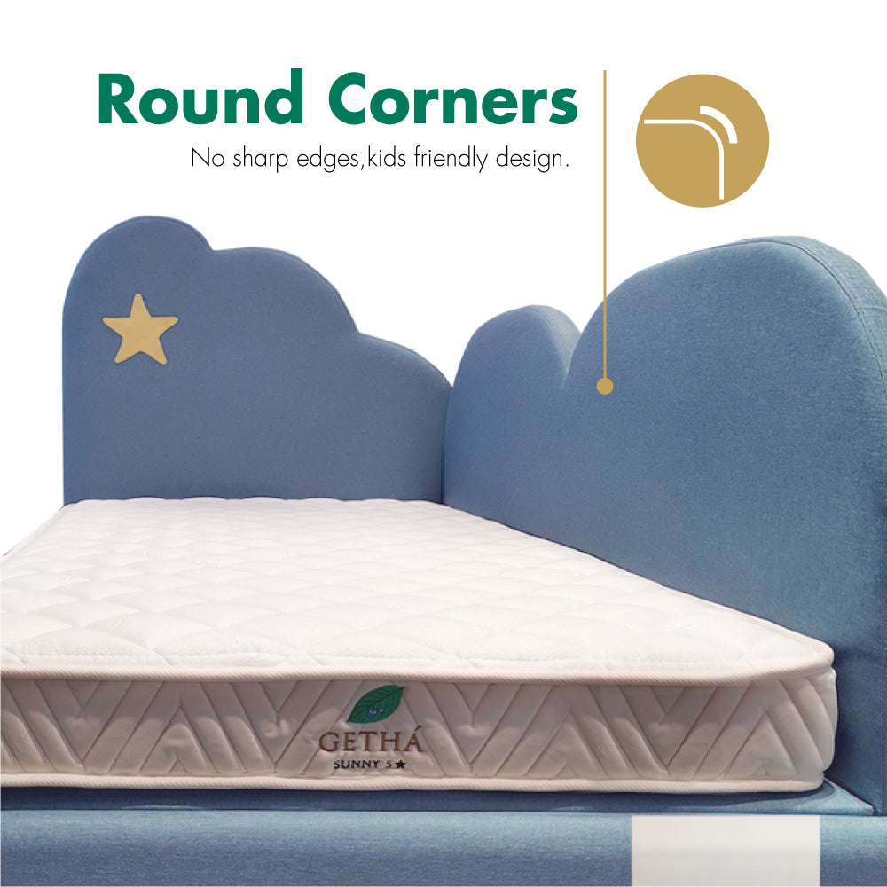 Round Corners Kids Bed Frame