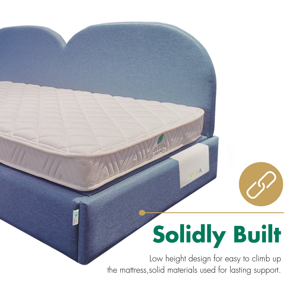 Solid Built safe for kids bed frame