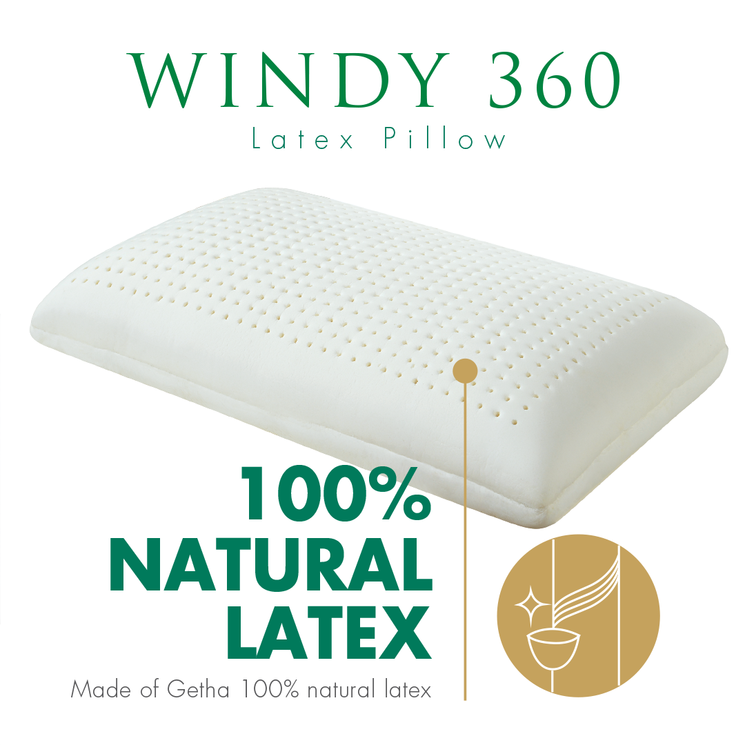 100% Natural Latex Pillow Getha Online Singapore