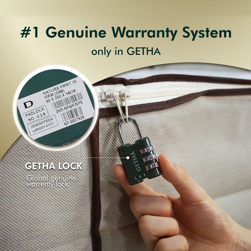 Getha Singapore Online Mattress with warranty lock