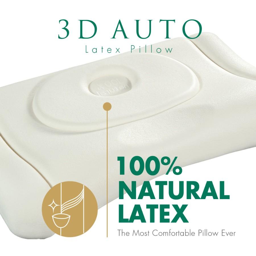 3D Sleeping Pillow with 100% Natural Latex