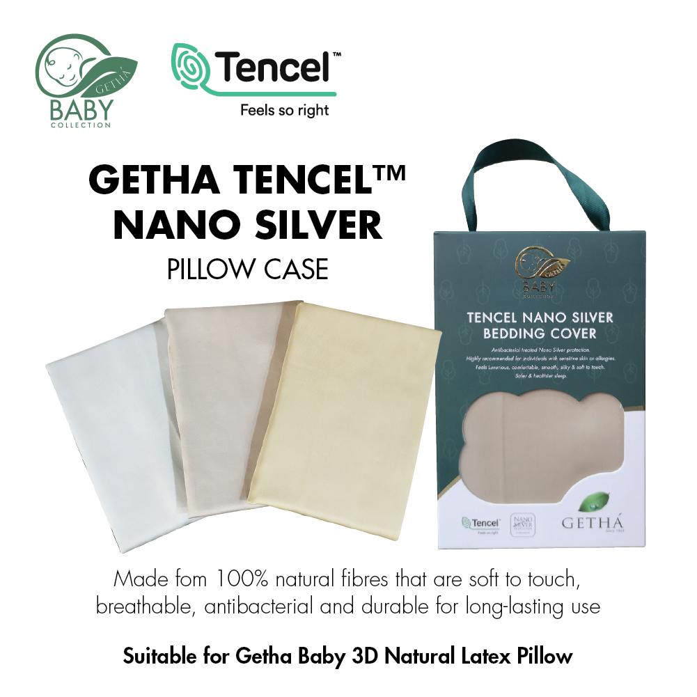 Baby 3D Pillow with Tencel Nano Silver Pillow Case