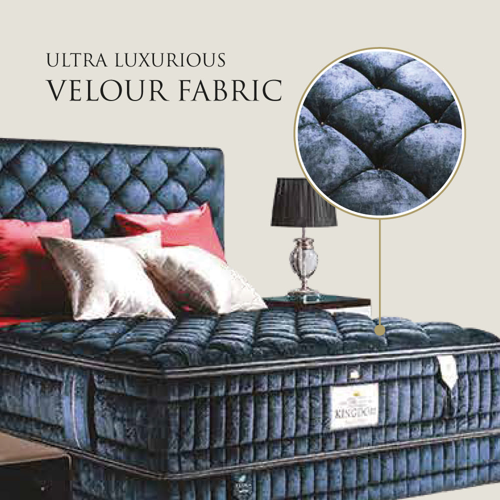 Ultra Luxurious Velour Fabric of Dream Kingdom Phantom Mattress