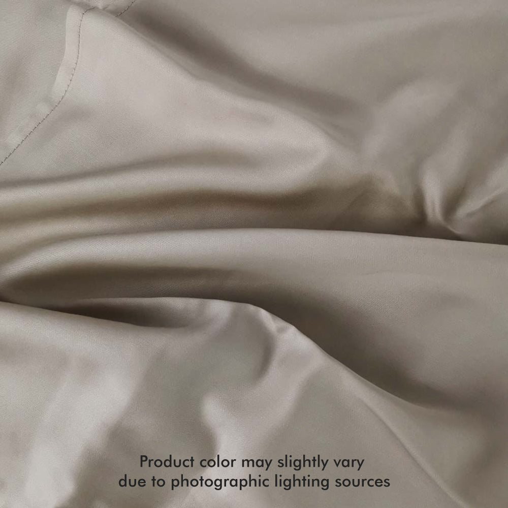 Grey Color Tencel Nano Silver Adult Pillow Case
