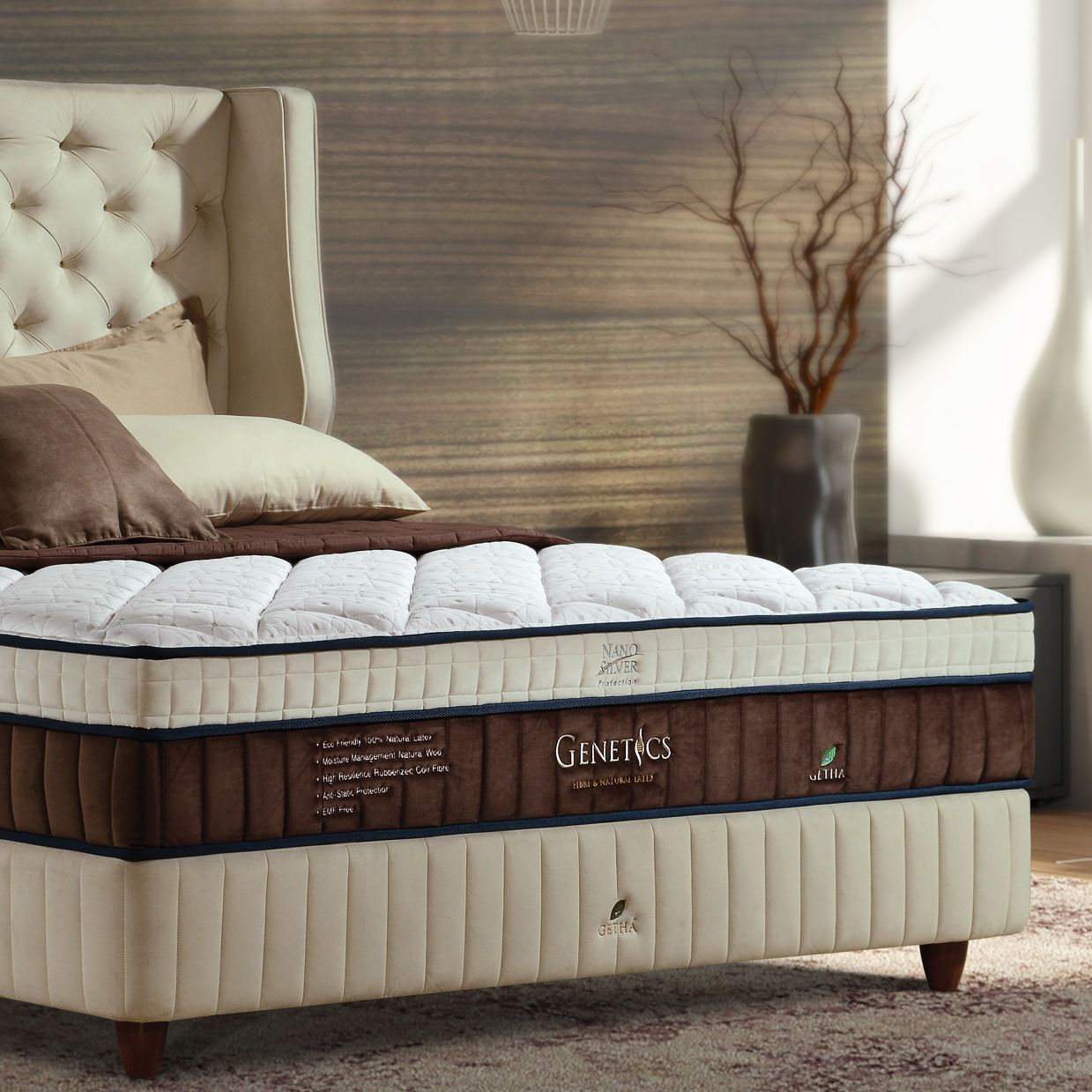 Genetics Fiber And Natural Latex Mattress – Getha Singapore Online Store