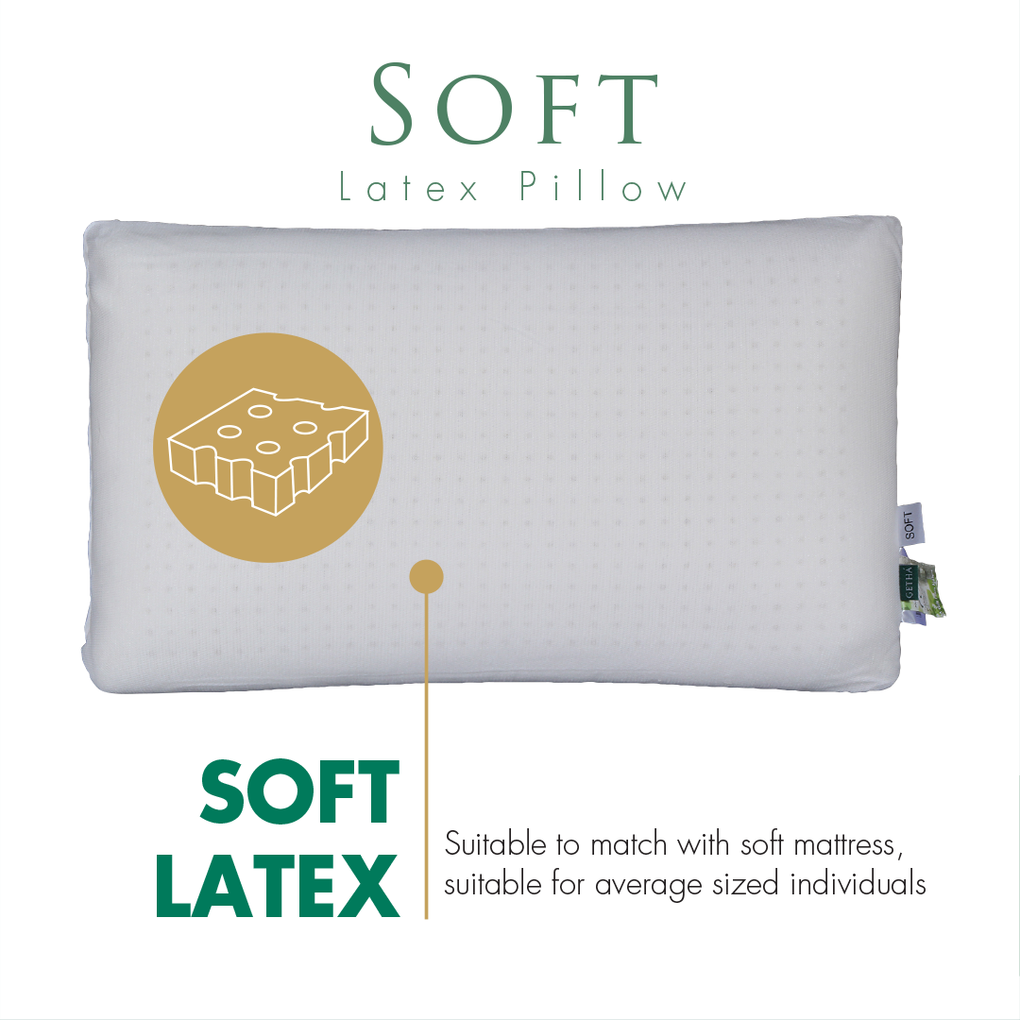 Soft best sale latex pillow