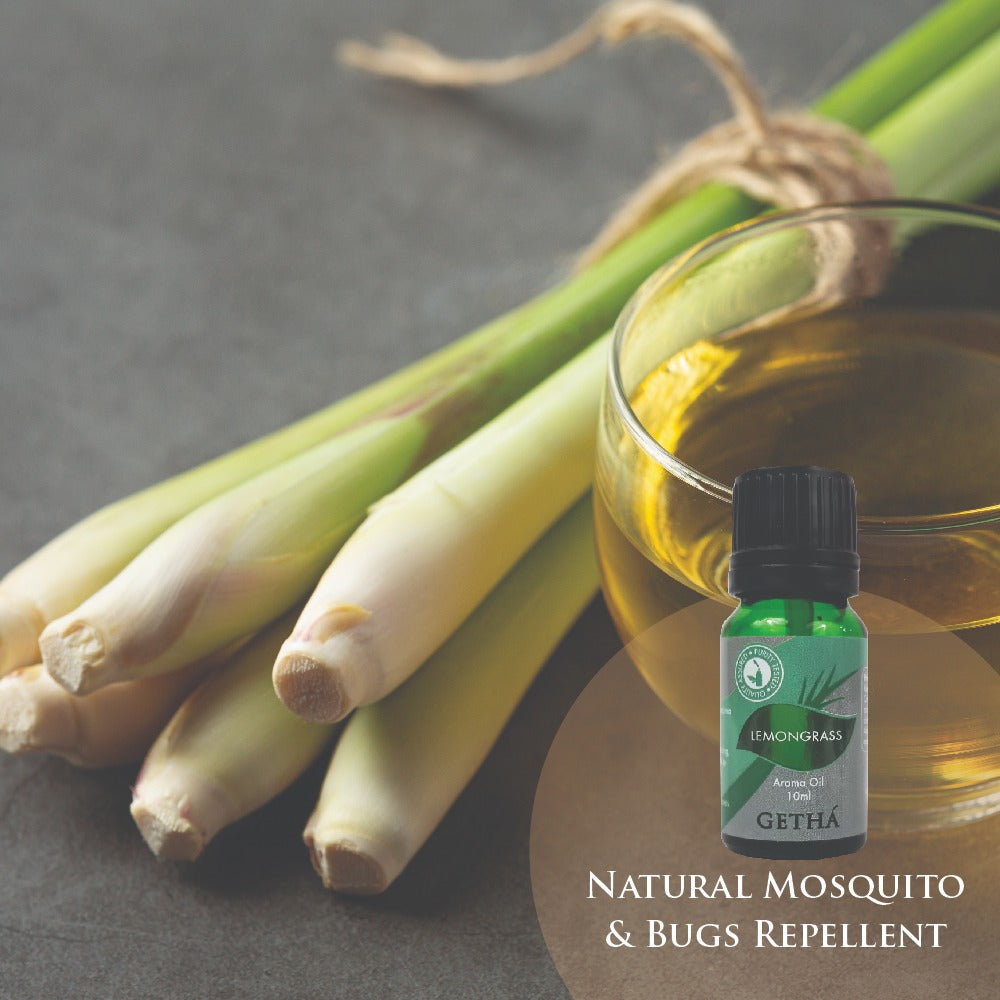 Getha Lemongrass with Natural Mosquito & Bugs Repellent