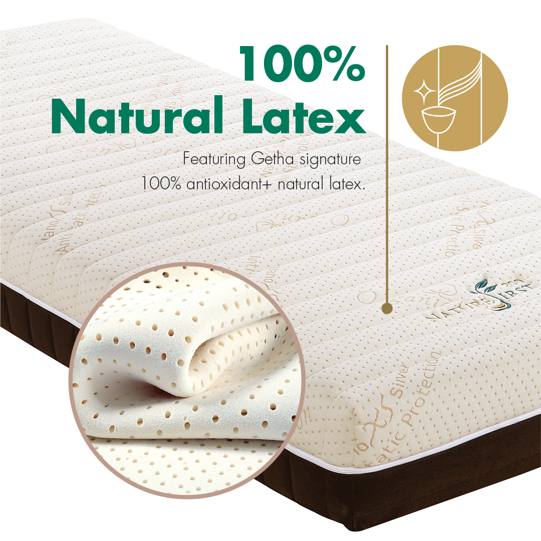 100% Natural Latex Nature First 200 Mattress