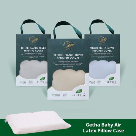 Baby Air Latex Pillow Cover Case