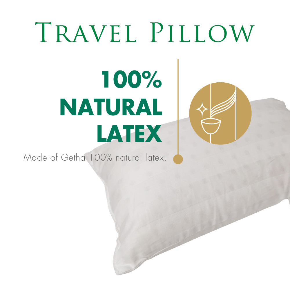 100% Natural Latex Travel Pillow Getha Online